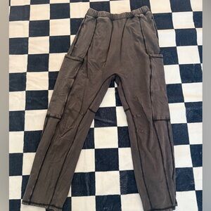FP Movement by Free People Hot Shot Pant charcoal grey size small